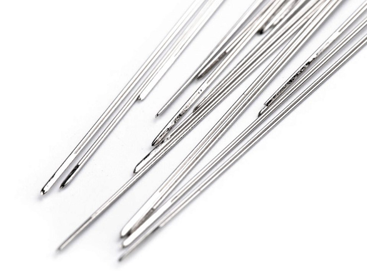 Beading needle 100 mm, nickel, 5 pcs