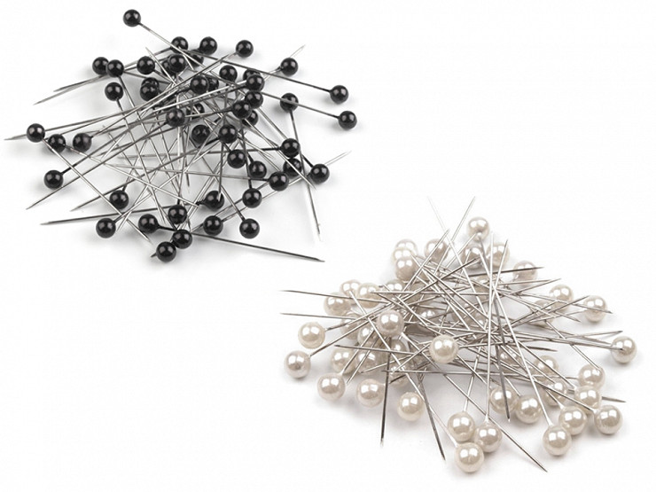 Decorative Pearl Head Sewing Pins length 55 mm 