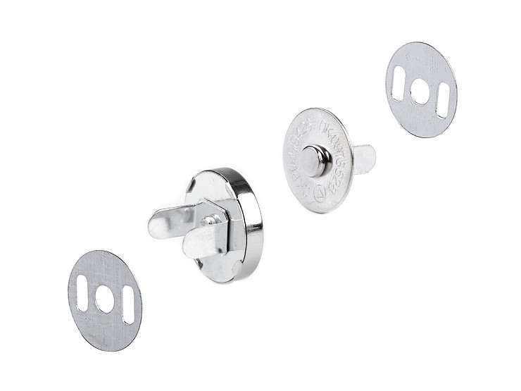 Cierres magnéticos a presión Ø18 mm, níquel