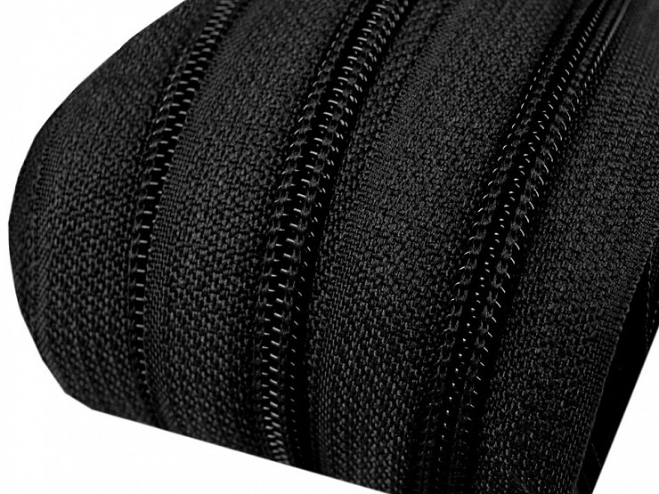 Continuous Nylon Zipper (coil) 3 mm, for sliders of ASIC type