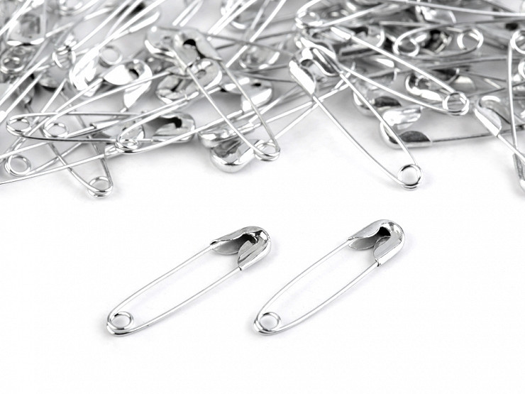 Safety Pins length 23 mm in bulk