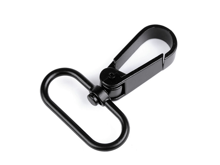 Fém karabiner 32 mm-es delfinkapocs bújtatóval