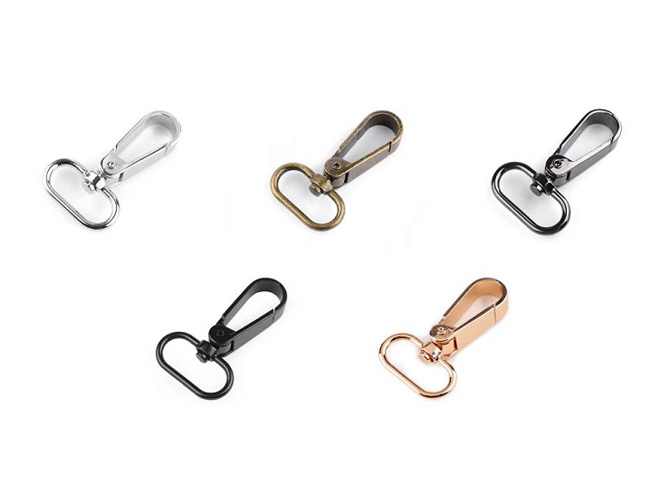 Metal Swivel Snap Hook / Carabiner, fits 25 mm strap