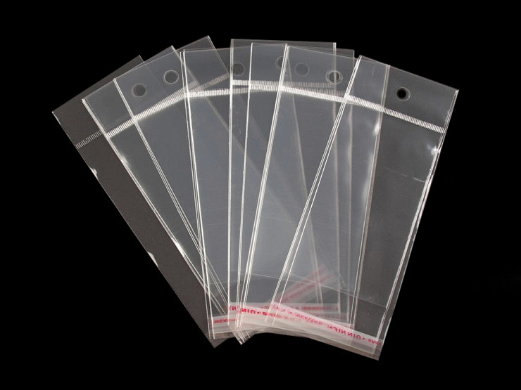 Clear Plastic Self-Adhesive Seal Bags 6x10.5 cm