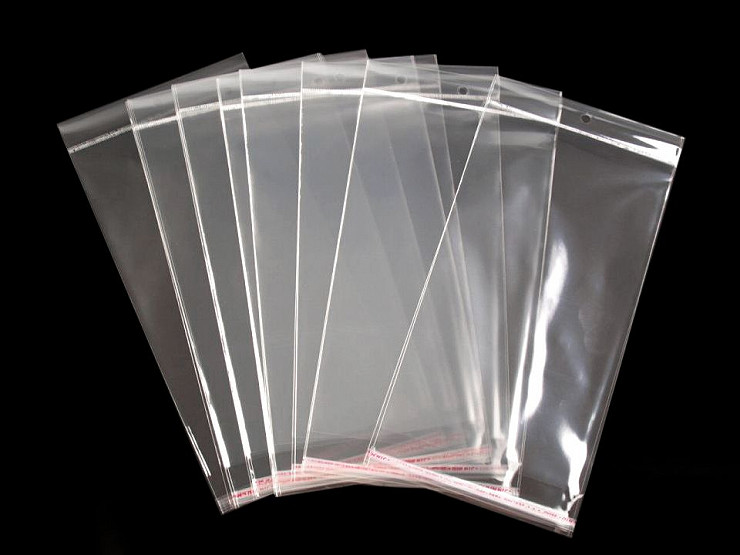 Self-adhesive Seal Plastic Bags 13x22 cm