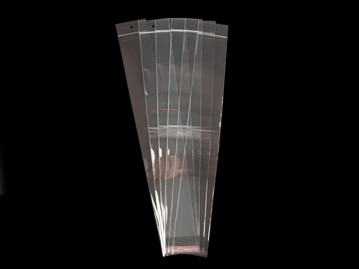 Cellophanbeutel mit Klebestreifen zum Aufhängen 7 x 45 cm