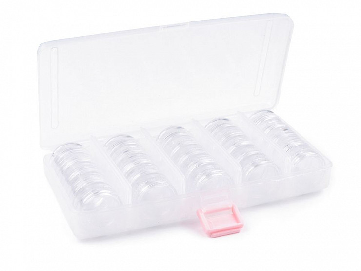 Sortierbox / Behälter aus Kunststoff 9x19x3,5 cm