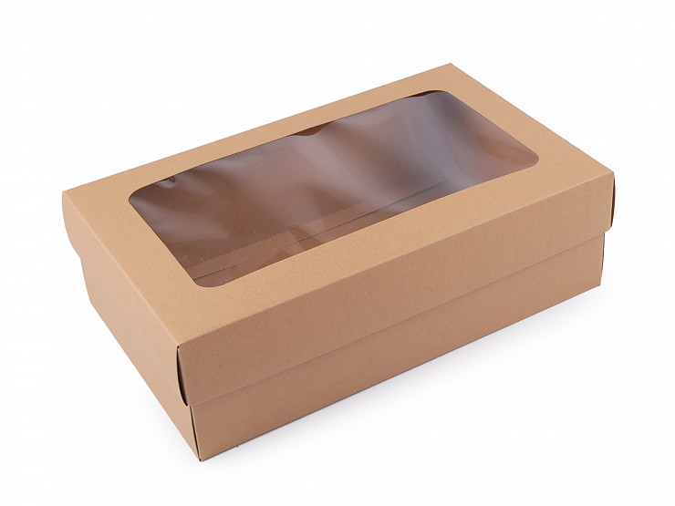 Paper Box with Transparent Lid