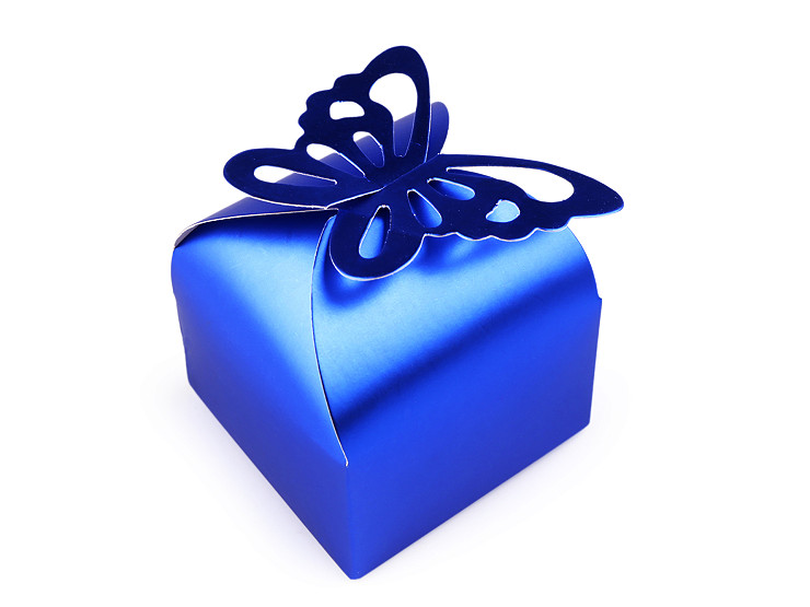 Caja de papel para regalos de boda, mariposa