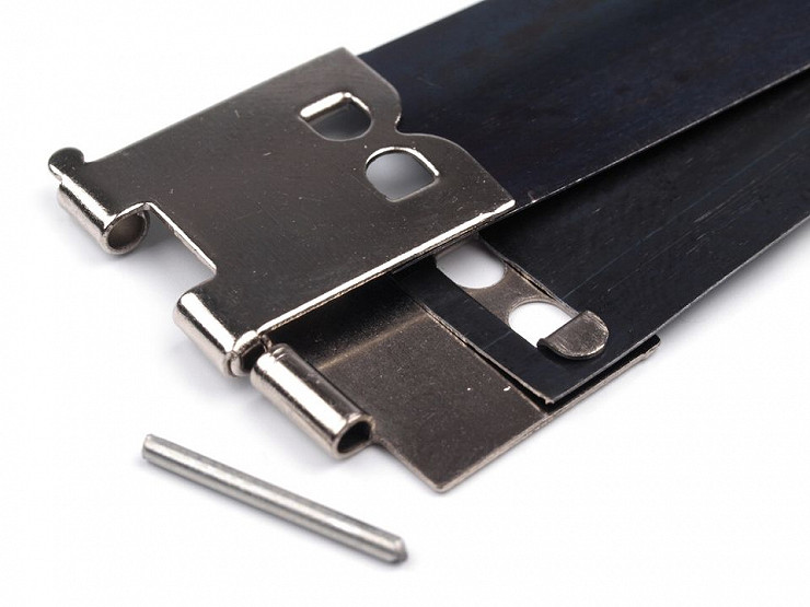 Pikk-pakk zár, (flex frame) 14x100 mm pénztárca készítéséhez
