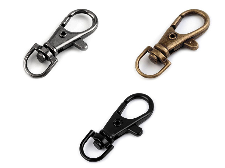 Metall-Drehkarabiner, Durchzug 10 mm