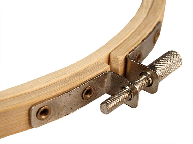 Stickrahmen / Stickring Bambus 15 cm | STOKLASA Textilkurzwaren und Stoffe