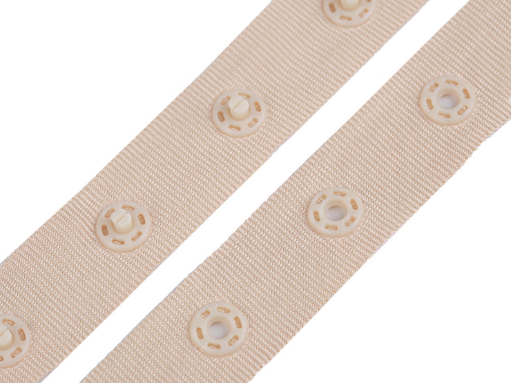 Snap Tape for Fastening Bodysuits, width 18mm