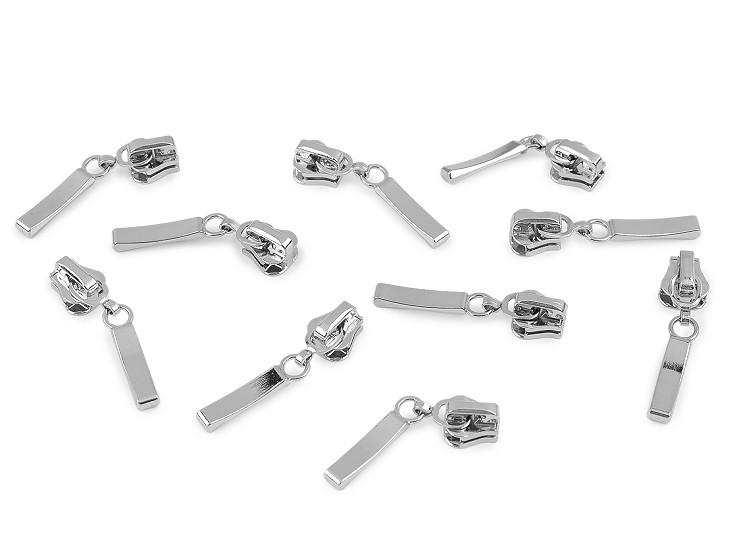 Slider to Plastic Zippers No 5 decorative