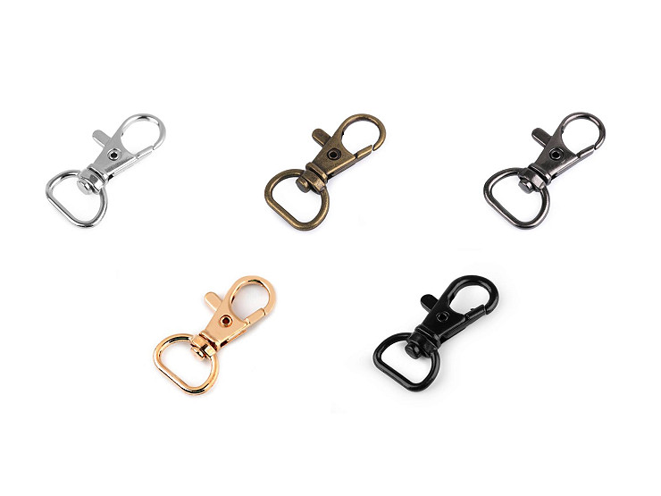 Metal Swivel Snap Hook / Carabiner, 12 mm