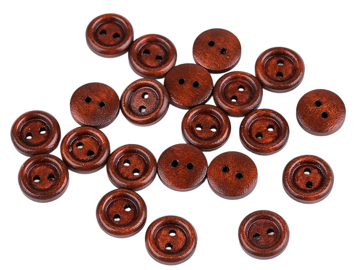 Bottone in legno, dimensioni: 20'