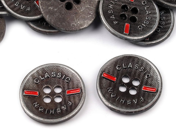 Metal Button Classic size 26' and 32'