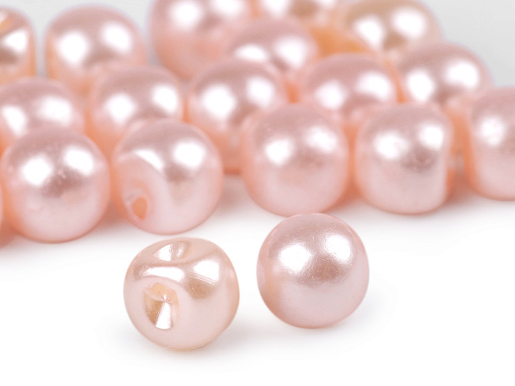 Bottone in finta perla, Ø 10 mm