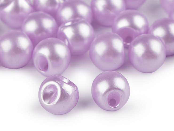 Sew-on Faux Pearl Bead / Button Ø10 mm