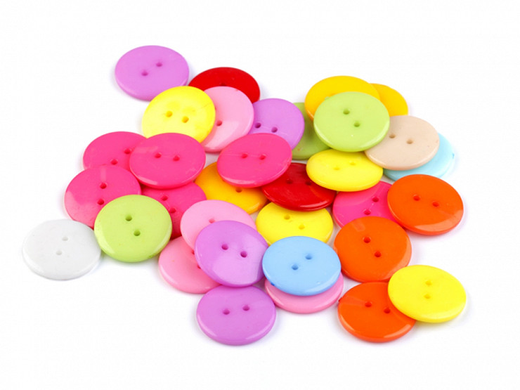 Button mix of colours size 36'