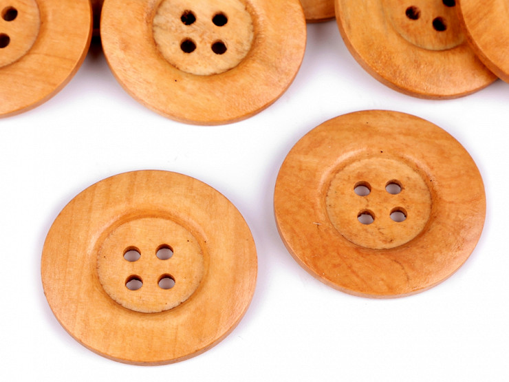 Wooden Decorative Button 4-hole