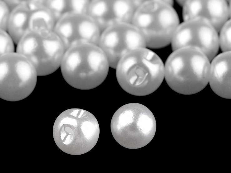 Perlen zum Annähen / Perlen Knöpfe Ø8 mm 