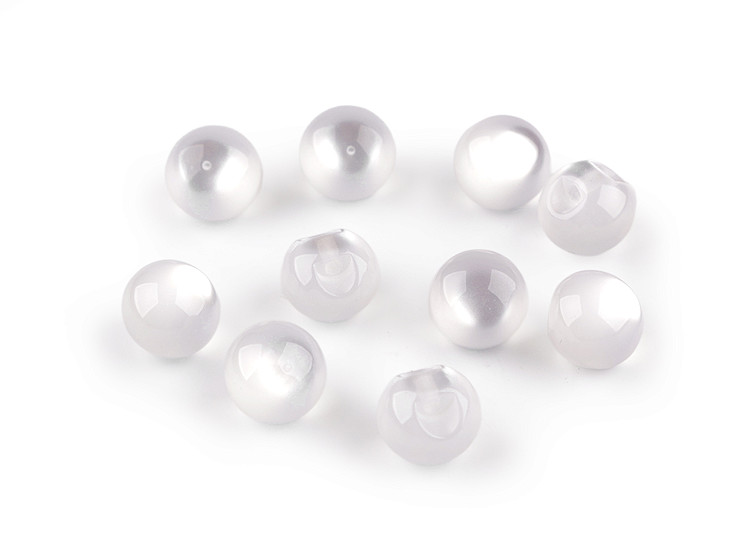Perla k našití / knoflík kočičí oko Ø11 mm