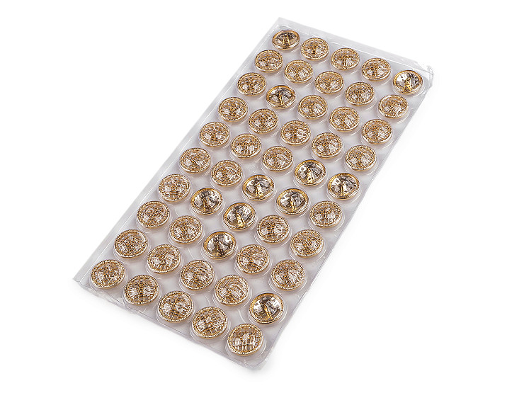 Kovový knoflík velikost 40"