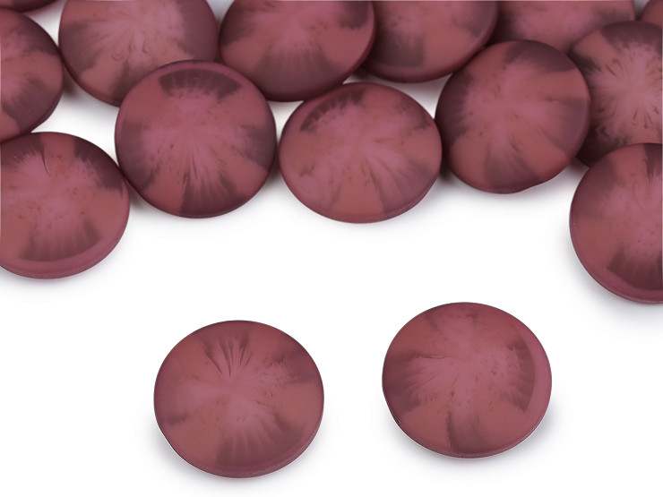 Gombík kabátový, sakový - zamatový efekt veľkosť 34 ", 40", 48"