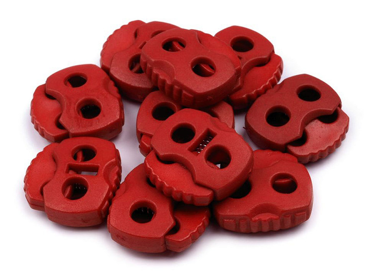 2-hole Cord Lock Stopper Toggles 20x20 mm 