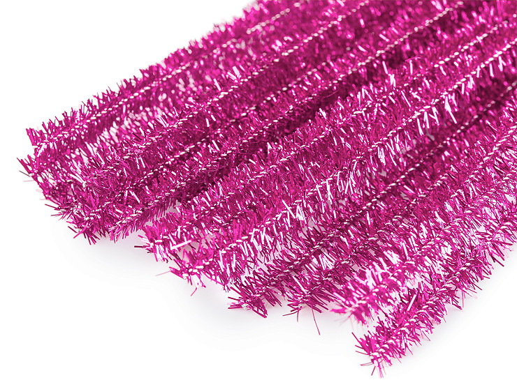 Chlpaté drôtiky na tvorenie lurexové Ø6 mm dĺžka 30 cm