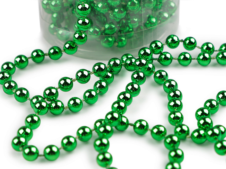 Perlová reťaz Ø6 mm vianočná