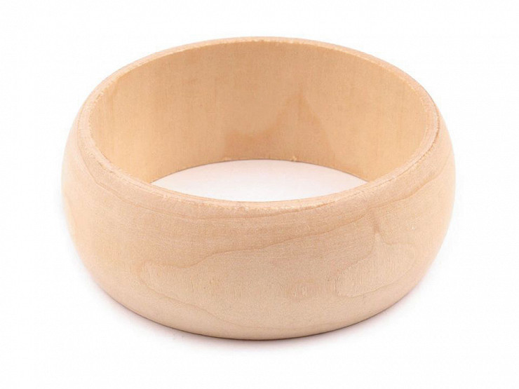 Wooden bracelet for DIY painting Ø67 mm 