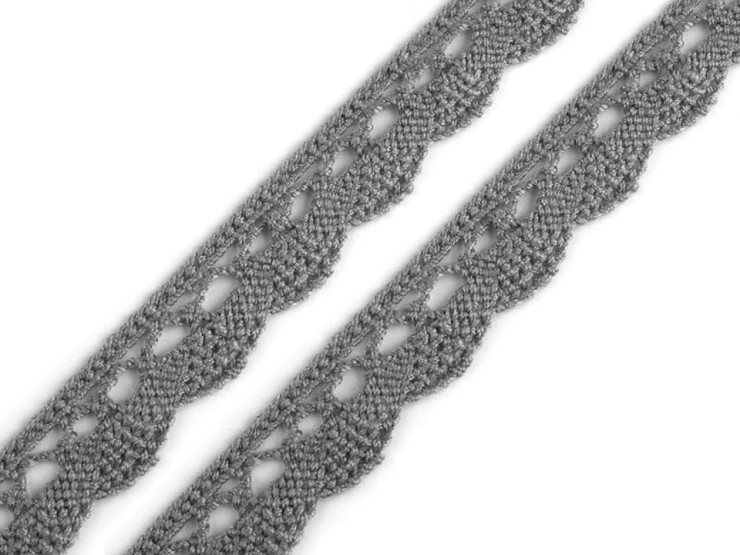 Bobine de liseré de dentelle en coton, largeur 15 mm