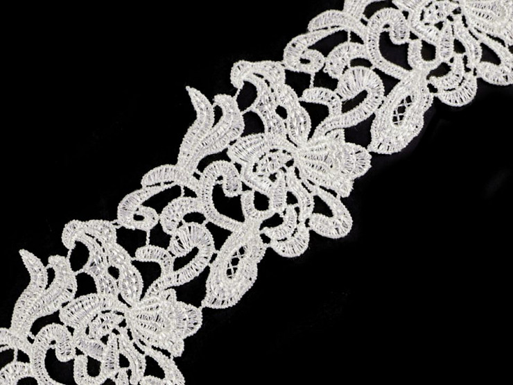 Embroidered Lace Trim width 70-75 mm