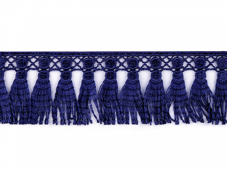 Guipure Polyester Lace Tassel Fringe Trimming width 45 mm