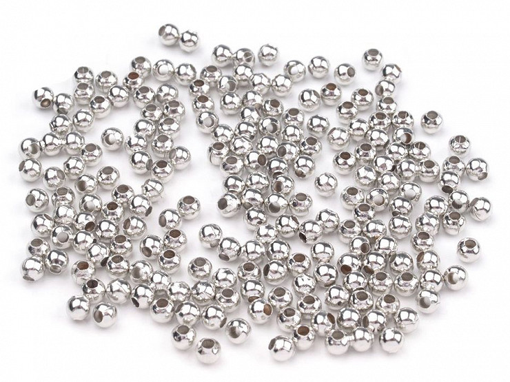 Round Metal Beads Ø3 mm