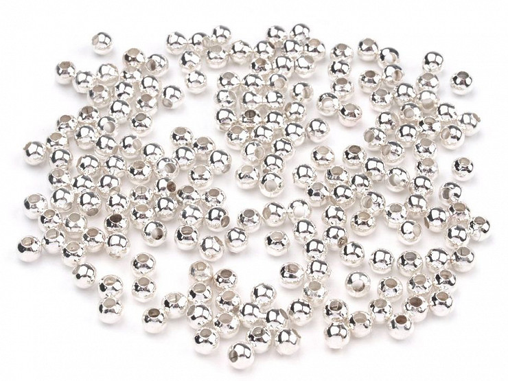 Round Metal Beads Ø3 mm