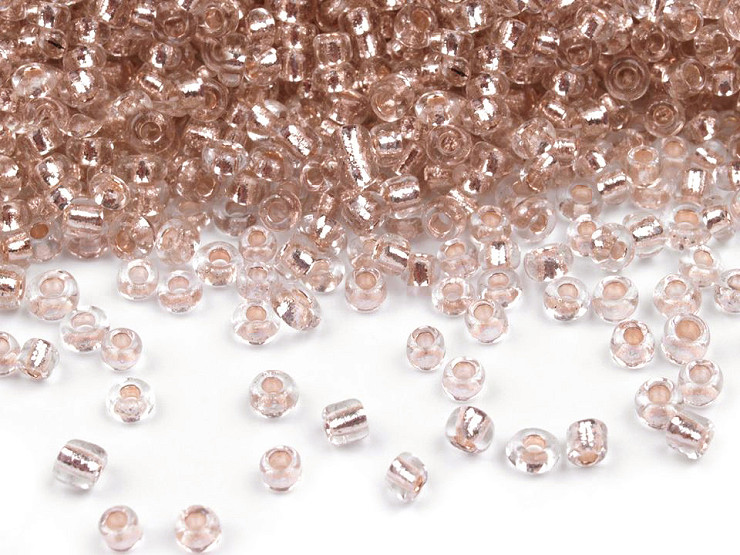 Glass Seed Beads "Rocaille" 12/0 with visible puling hole 2mm