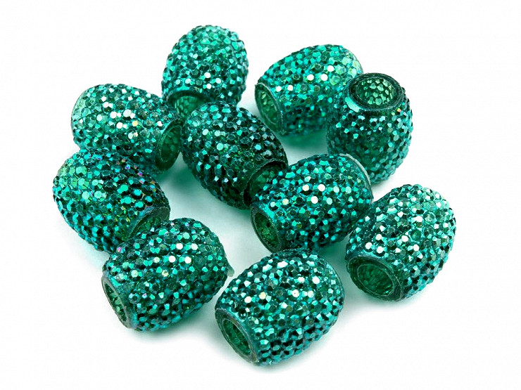 Plastic Charm Beads 13x15 mm