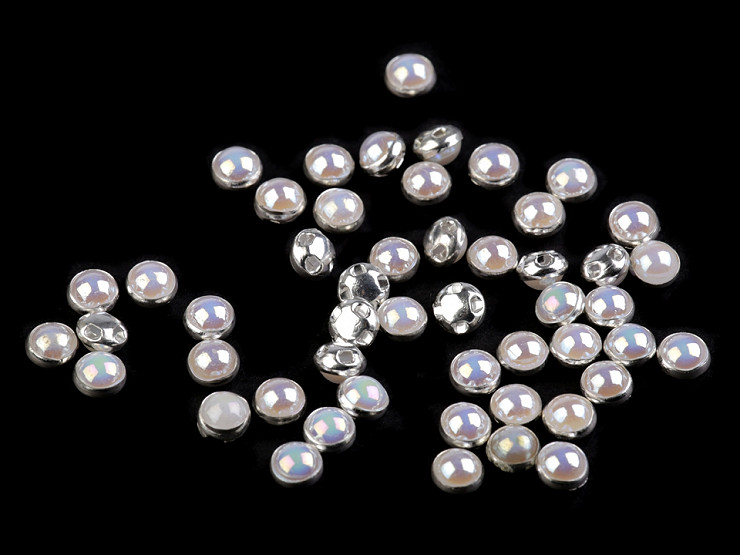 Perlen zum Aufnähen Dekorieren von Hochzeits- und Abendkleidern Ø6 mm