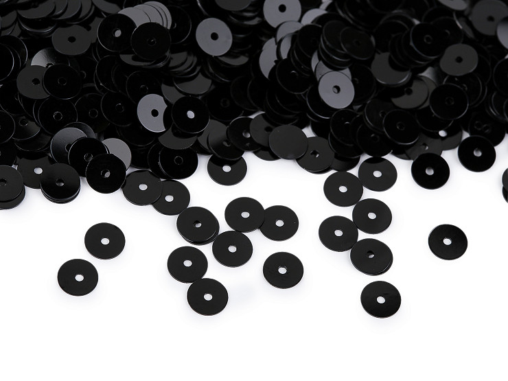 Flitry hladké Ø6 mm metalické