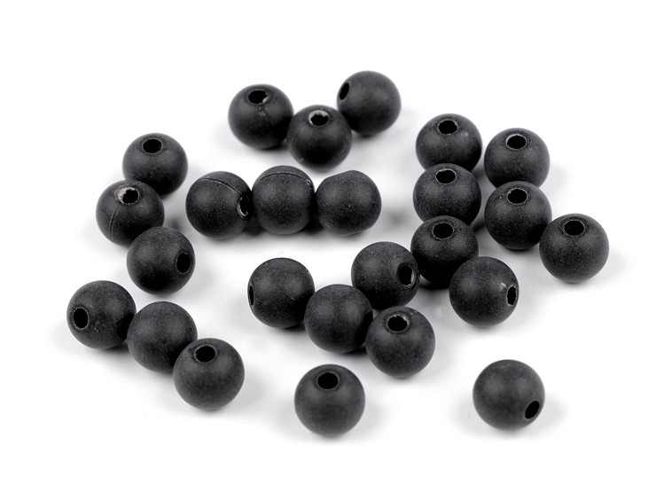 Perles acryliques mates, Ø 8 mm