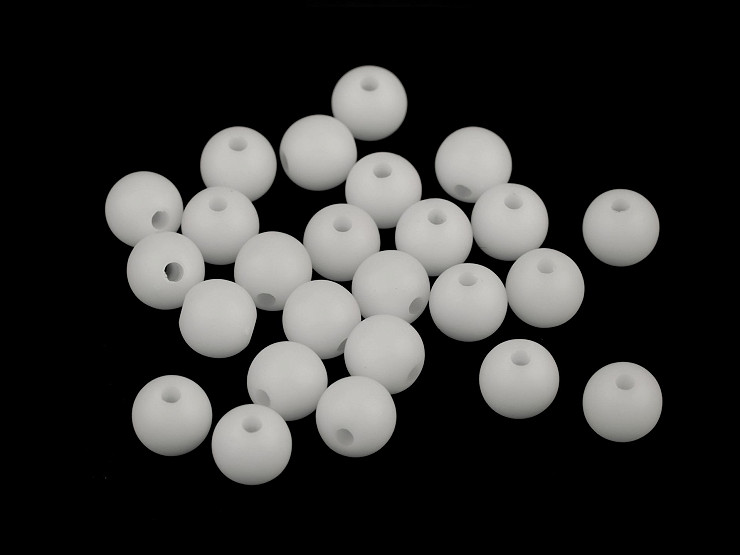 Matte Acrylic Beads Ø8 mm