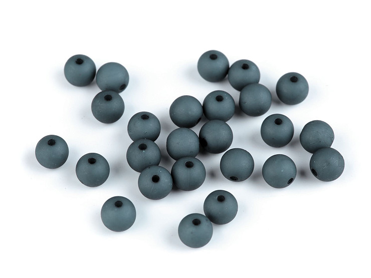 Matte Acrylic Beads Ø8 mm