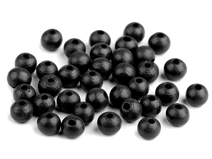 Perles en bois, Ø 8 mm