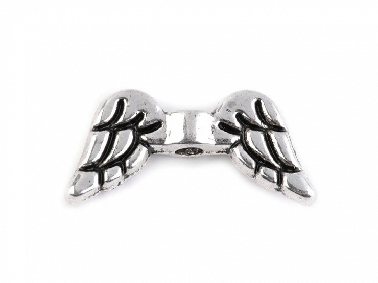 Metal Jewellery Spacer Wings 7x15 mm 