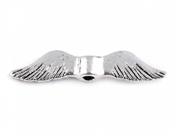 Metal Jewellery Spacer Wings 5x24 mm 