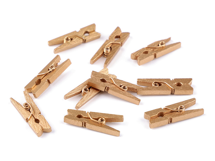 Wooden Clothespins / Clothing Pins / Pegs 4x25 mm