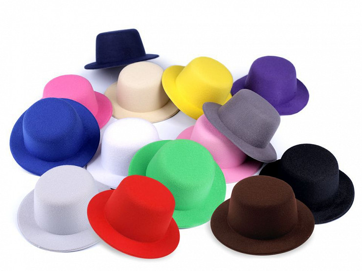 Mini Top Hat Fascinator Base for DIY decorating Ø13.5 cm